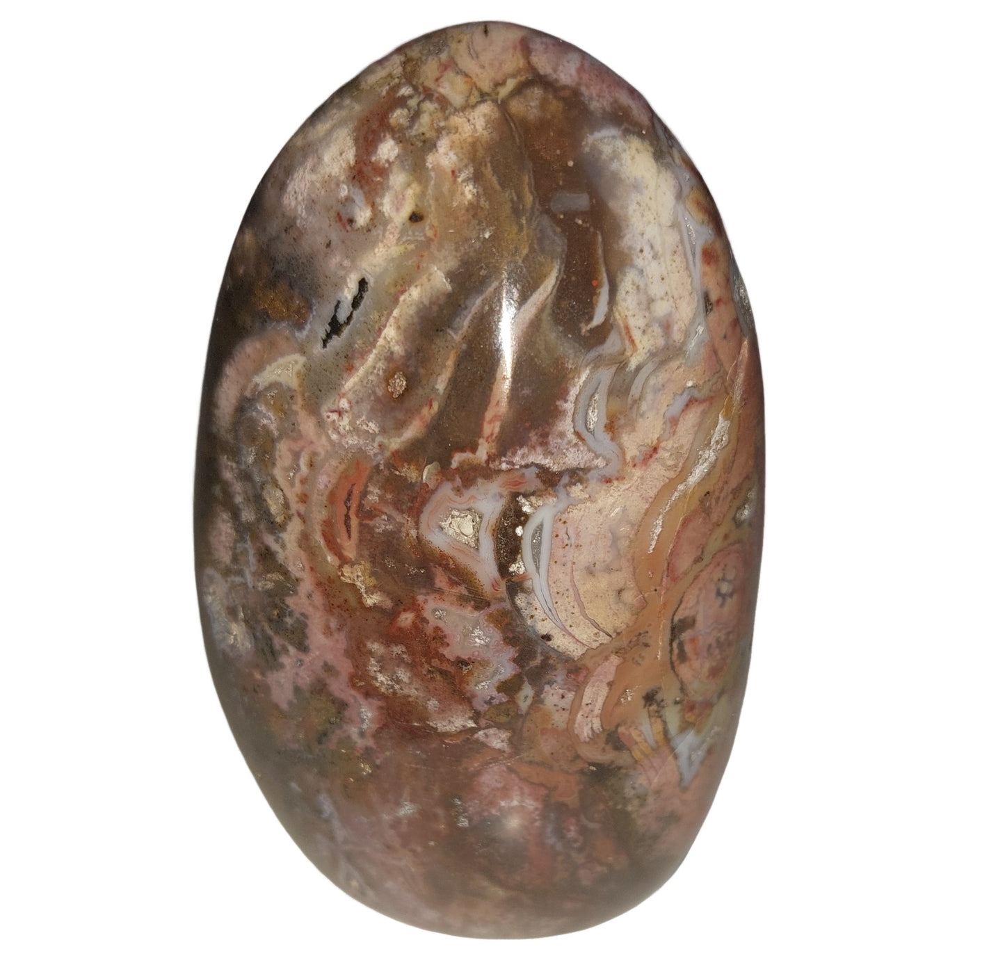 Jaspis-Achat Freiform, 10 cm