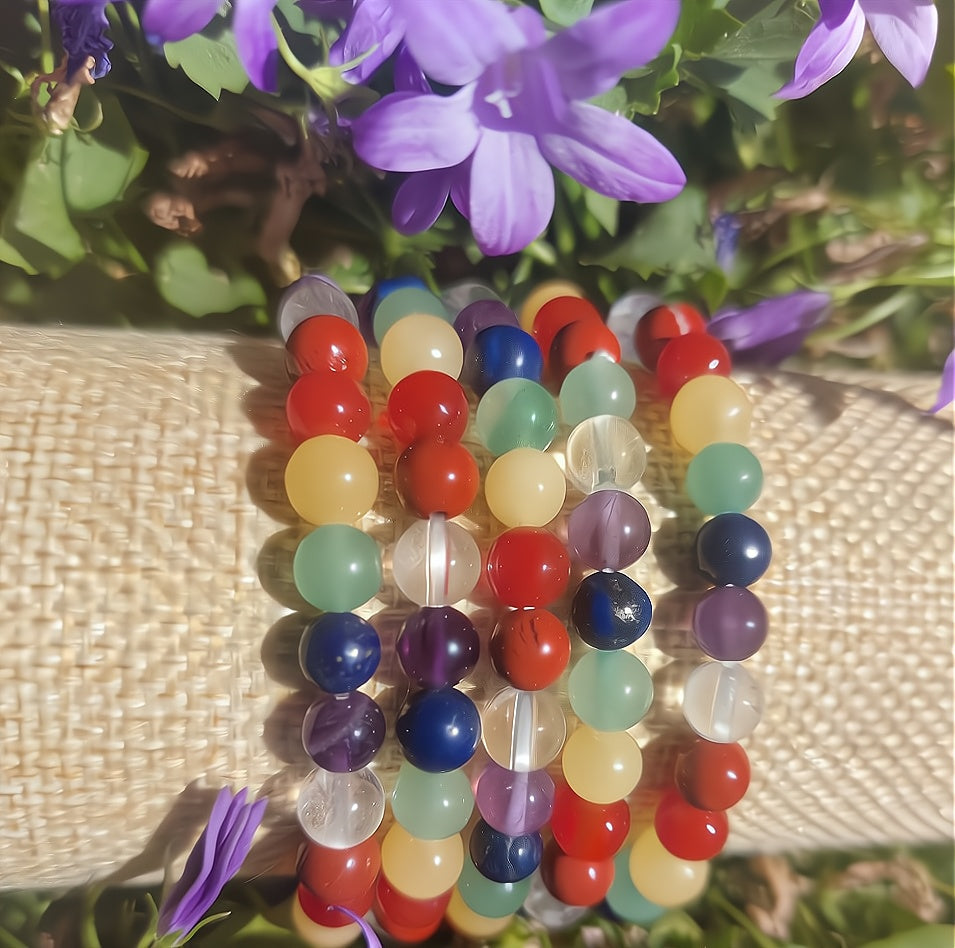 Armband, Chakra, 06mm Kugeln.