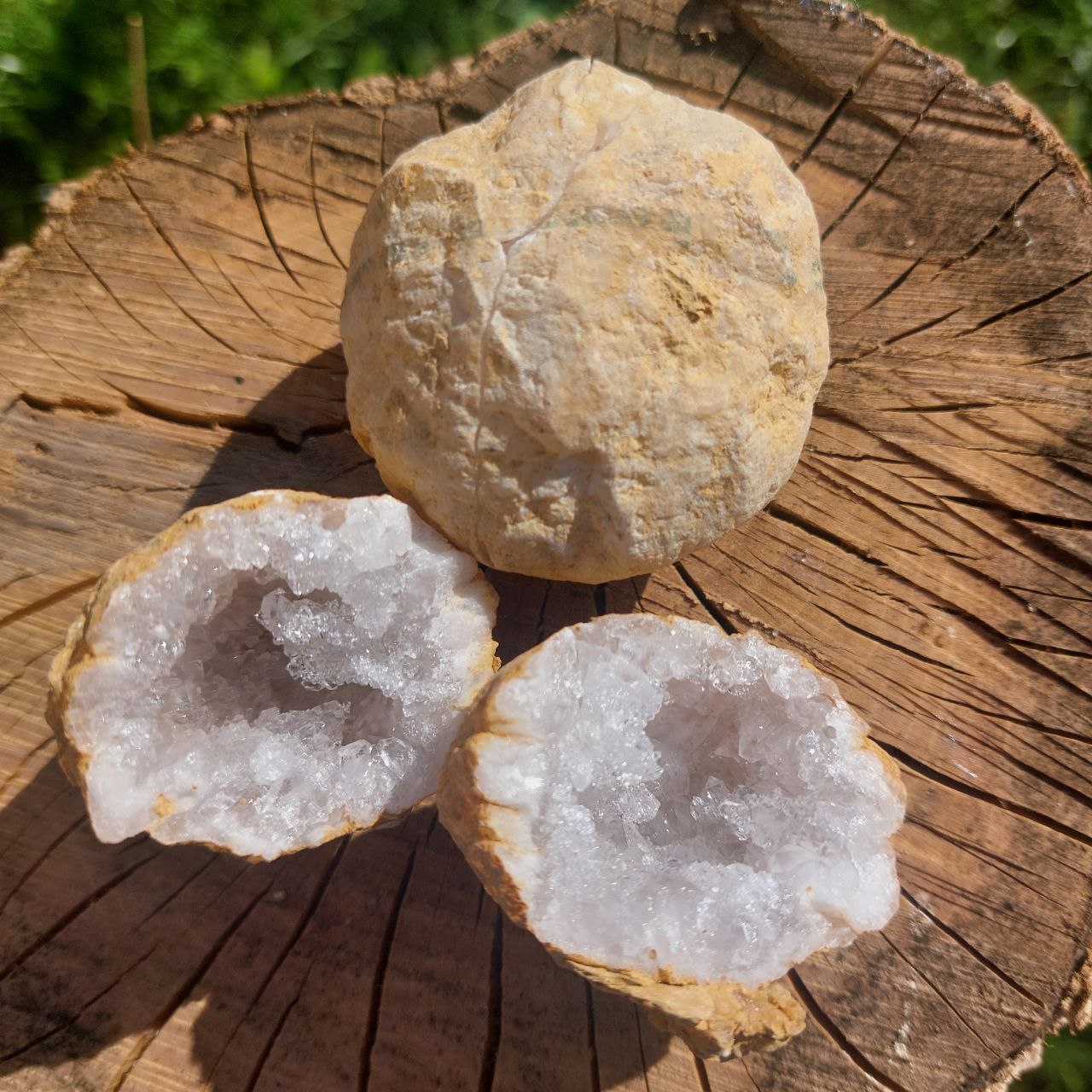 Geoden-Paare Quarz (Marokko).