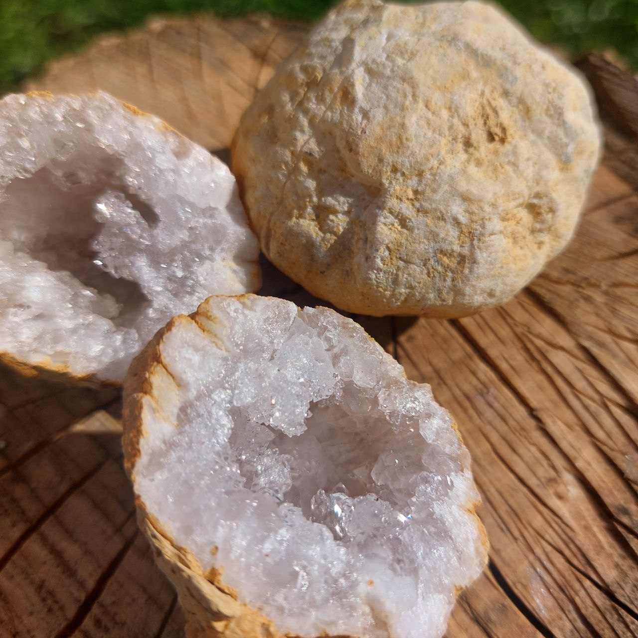 Geoden-Paare Quarz (Marokko).