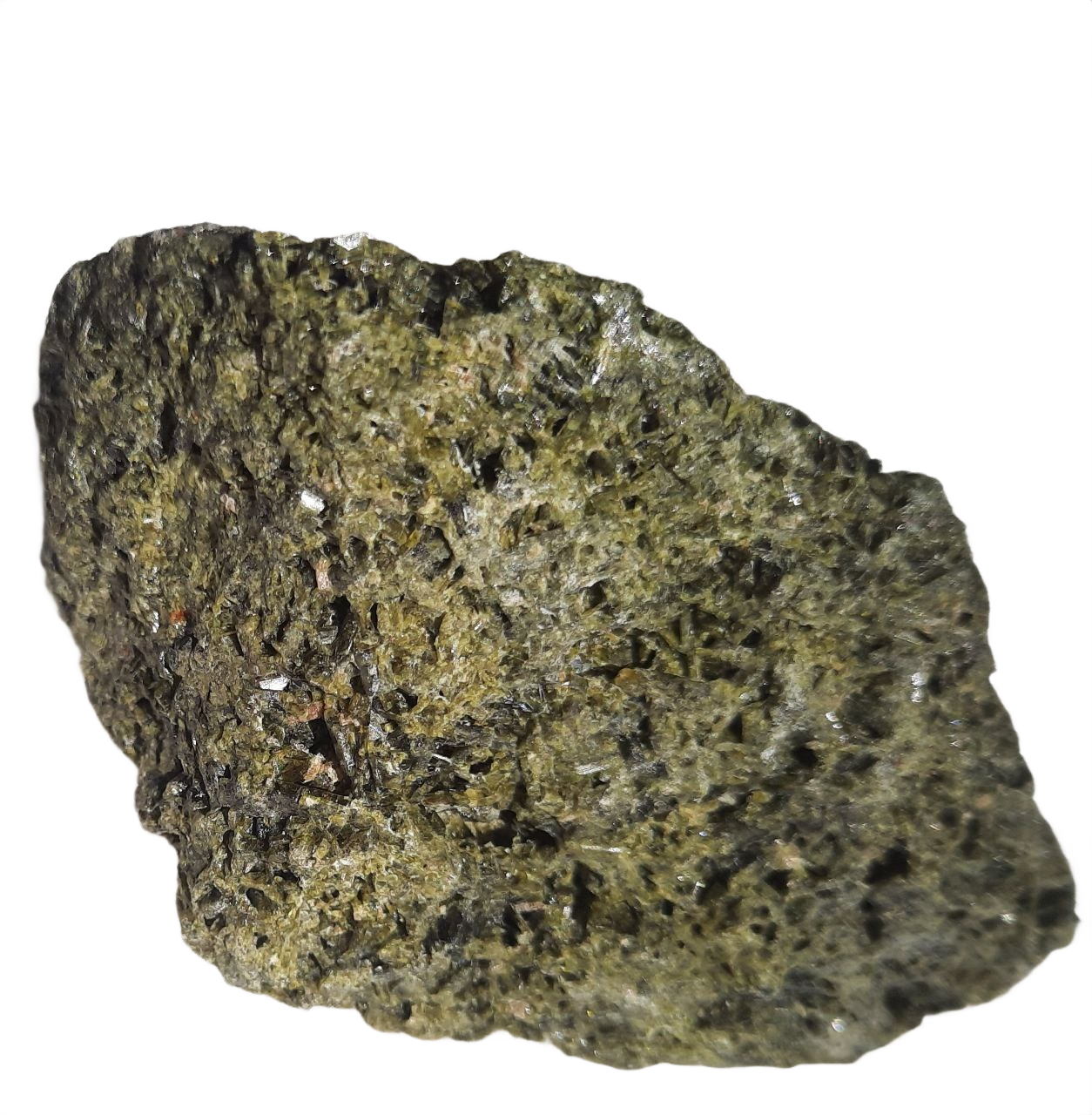 Epidot mit Kristallen (Madagaskar).