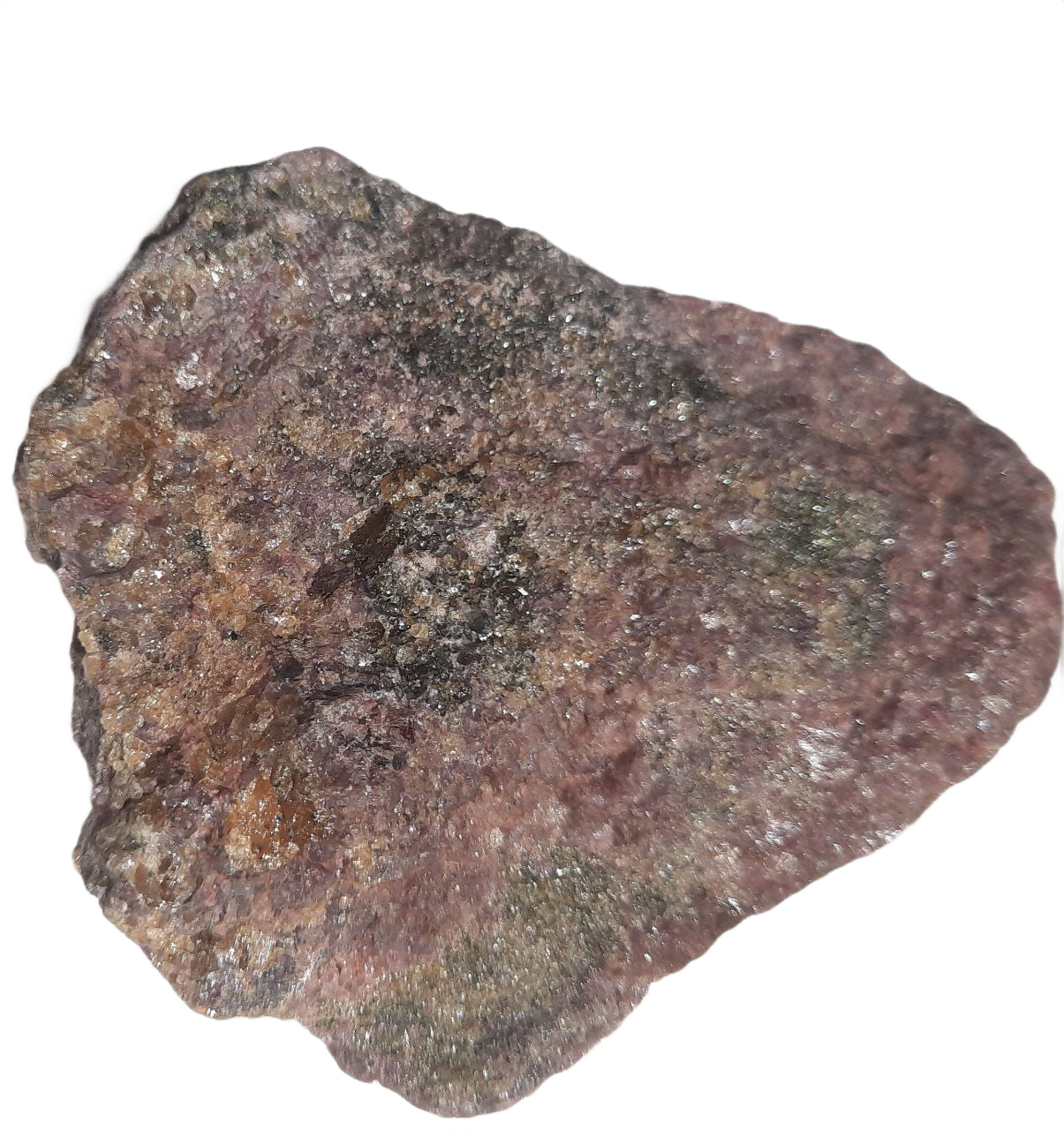 Rhodonit mit Spessartin (Madagaskar).