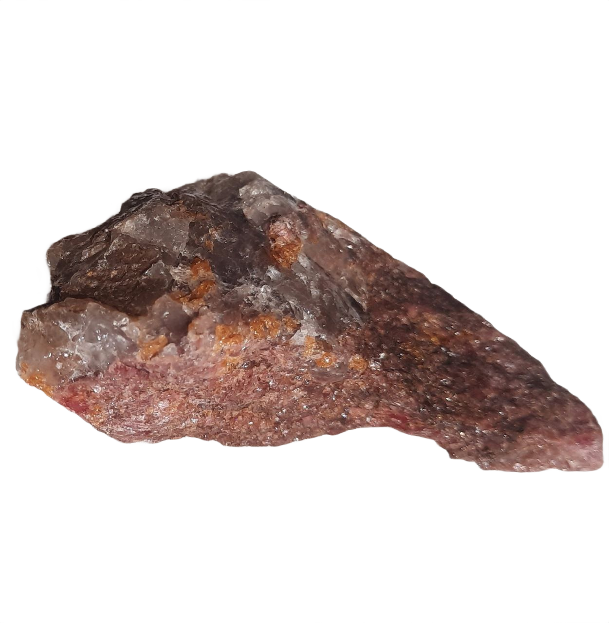 Rhodonit mit Spessartin (Madagaskar).