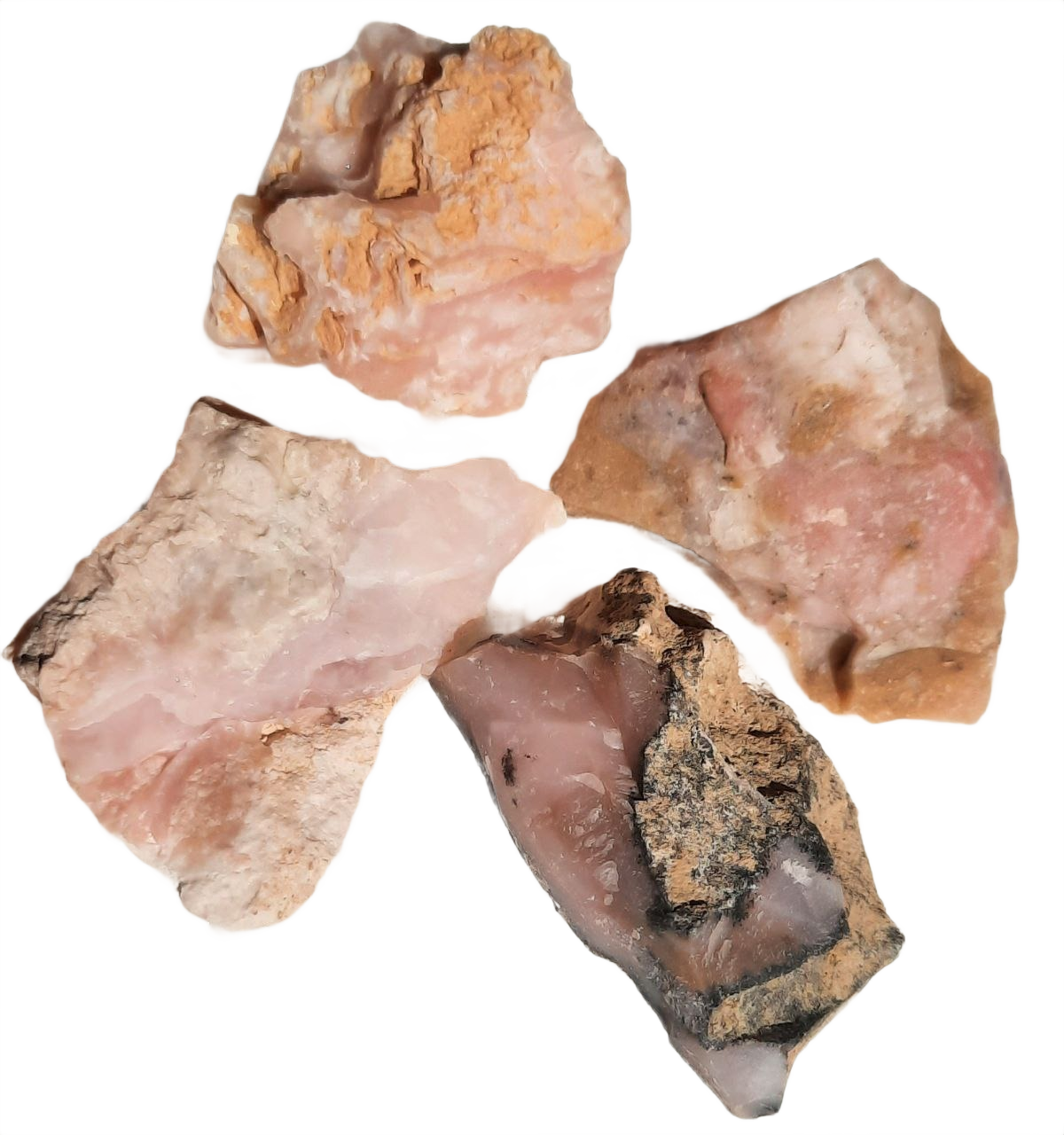 Rosa Opal (Andenopal, Peru), 100 Gramm.