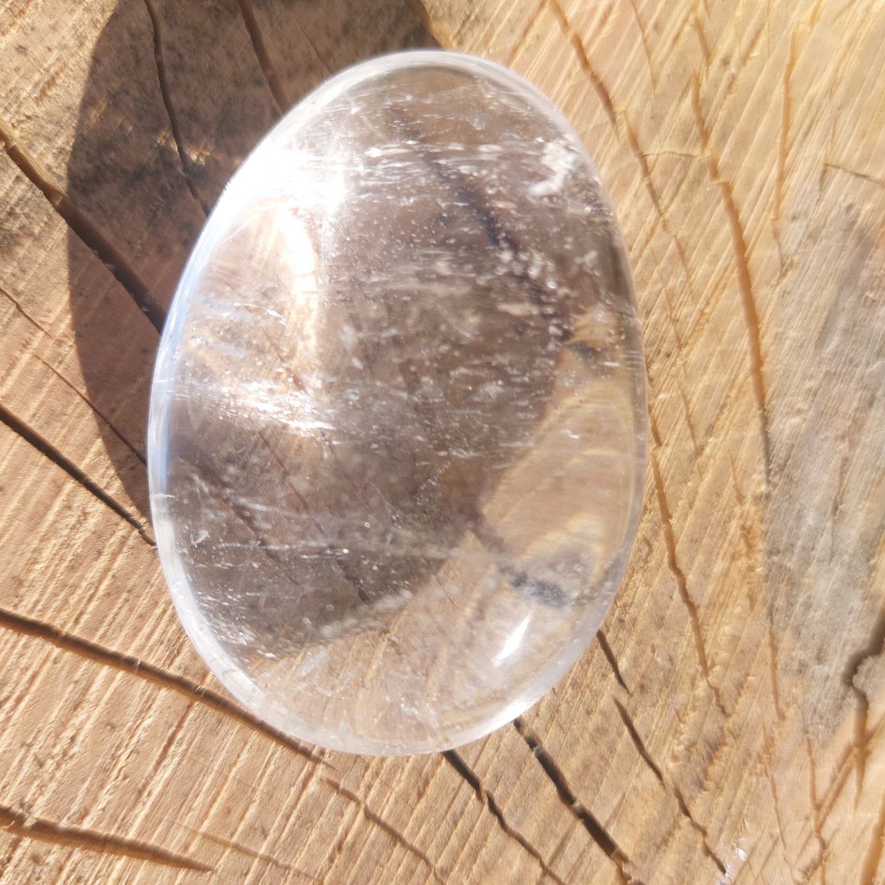 Trommelsteine Bergkristall (Madagaskar), XXL, 53 mm.