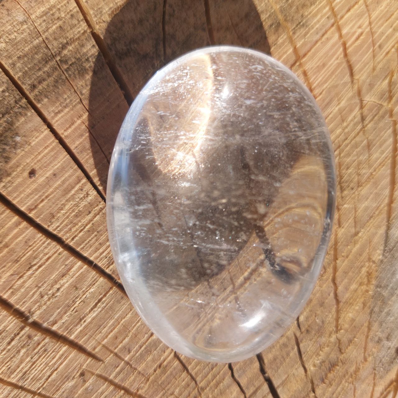 Trommelsteine Bergkristall (Madagaskar), XXL, 53 mm.