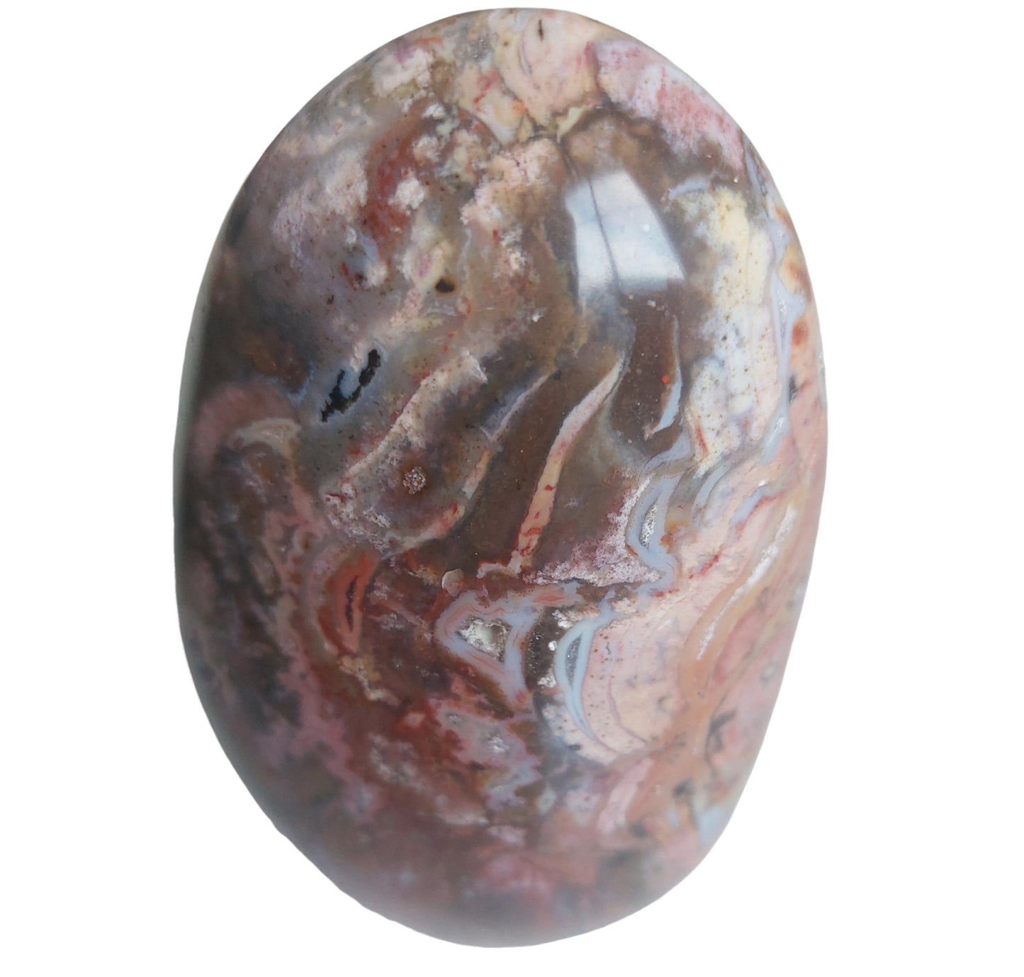 Jaspis-Achat Freiform, 10 cm
