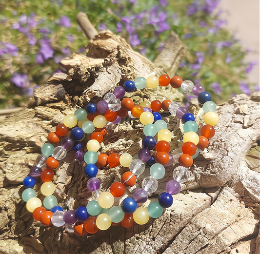 Armband, Chakra, 06mm Kugeln.
