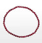 Armband, Granat, Perle facettiert, 03 mm Kugeln.
