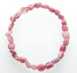 Armband, Rubelit extra, Trommelsteine, 07-10 mm.