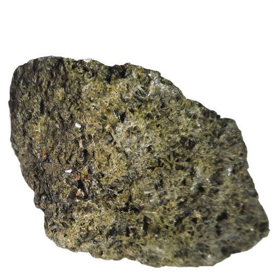 Epidot mit Kristallen (Madagaskar).