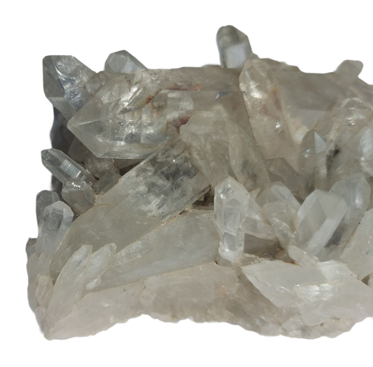 Bergkristall Gruppe, (Peru), 555 Gramm.