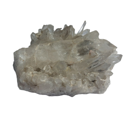 Bergkristall Gruppe, (Peru), 555 Gramm.