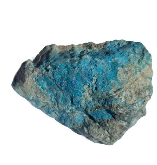 Chrysokoll in Quarz (Namibia).