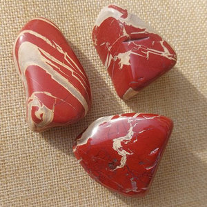 Foto von Jumbos-Trommelsteine Jaspis (Südafrika) – Naturstein Edelstein Mineralien