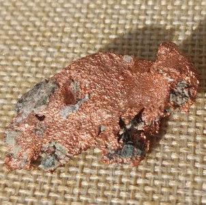 Kupfer gediegen (USA) – Naturstein, Edelstein, Mineralien, Sammlerstück.