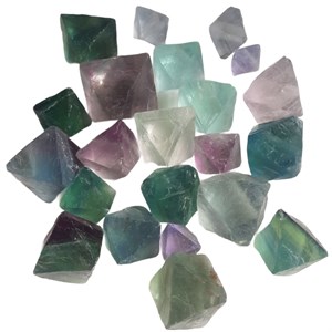 Lot: Fluorit Oktaeder, 304 Gramm – Spitzen Natur online kaufen